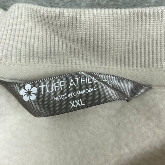 Tuff Athletics Matte Pearl XXL Crewneck Sweatshirt Recycled Cotton NWT 6464 - Picture 2 of 8